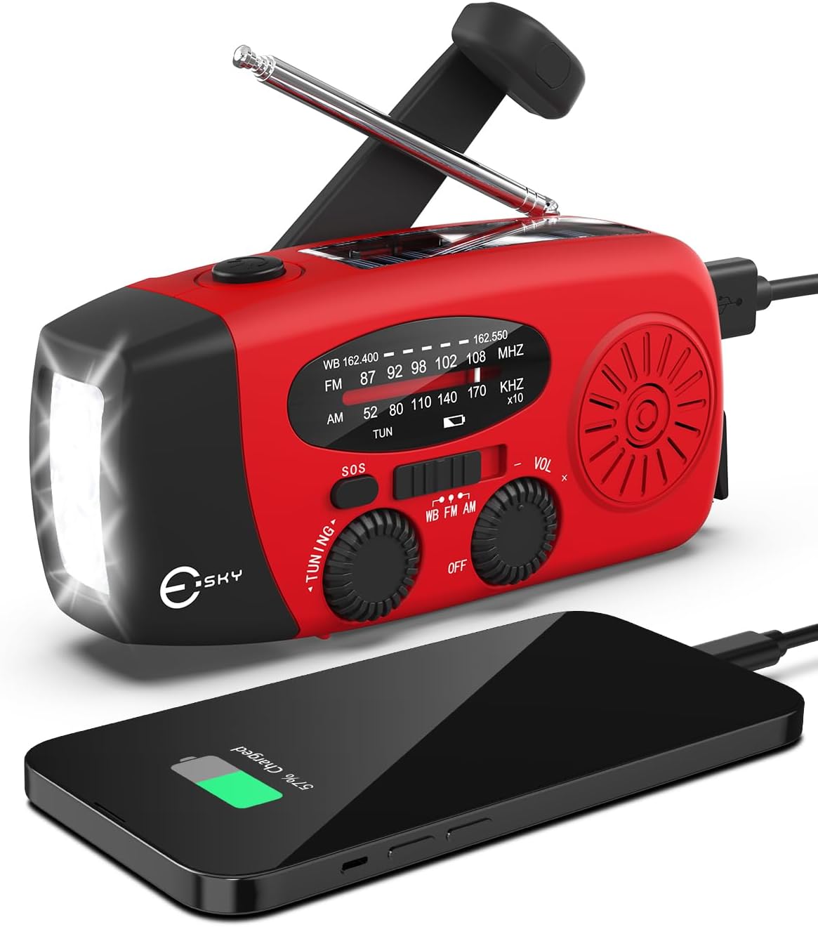 Esky Emergency Hand Crank Radio