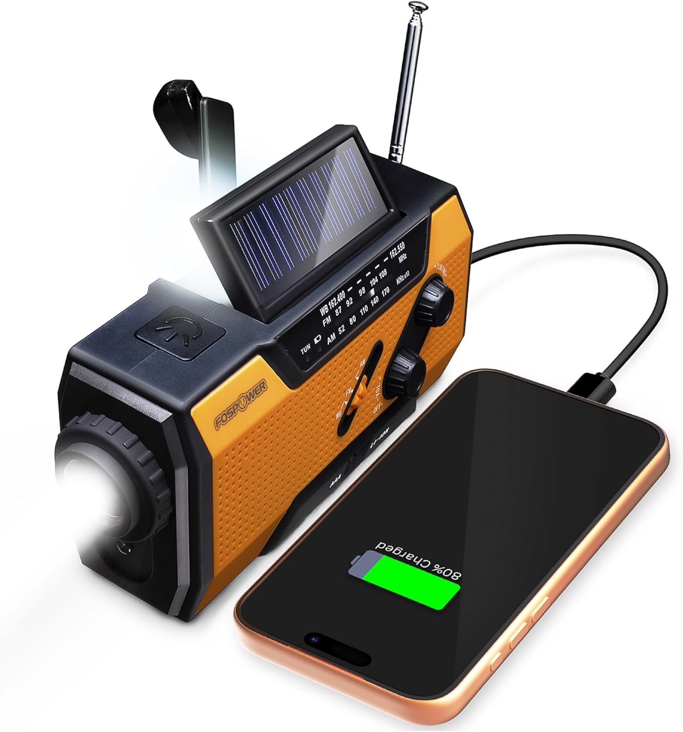FosPower NOAA Emergency Weather Radio A1